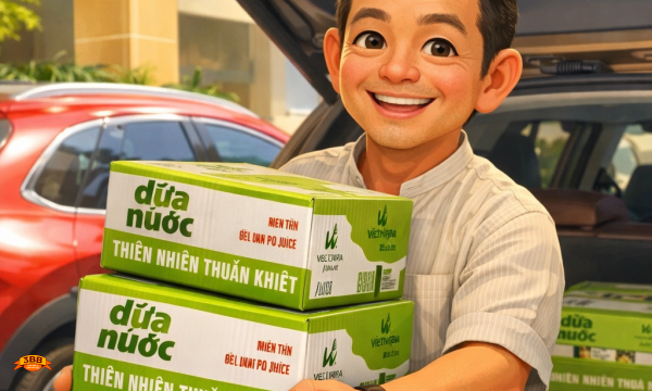 ANH TUẤN – BƯNG BÊ TỪNG THÙNG DỪA NƯỚC BẰNG CẢ ĐAM MÊ