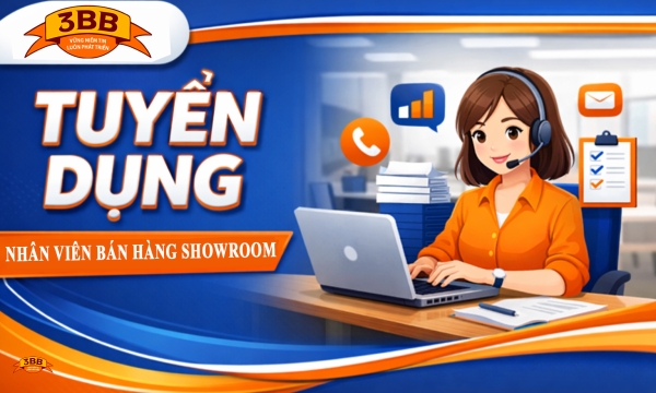 Thông tin tuyển dụng vị trí:  Nhân viên bán hàng showroom