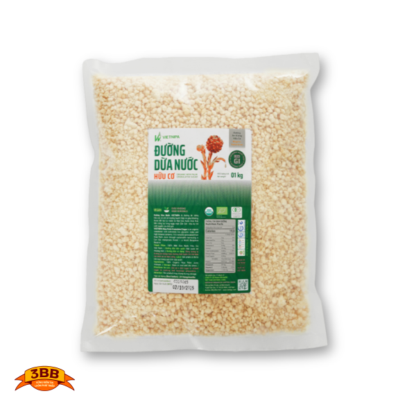Đường Dừa Nước Hữu Cơ VIETNIPA - 1kg