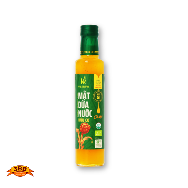 Mật Dừa Nước Cô Đặc Hữu Cơ VIETNIPA - 375g