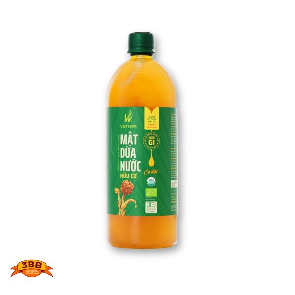 Mật Dừa Nước Cô Đặc Hữu Cơ VIETNIPA - 1.35kg